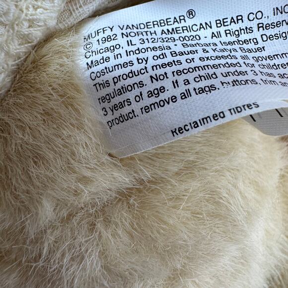 VTG 1982 Muffy VanderBear Beauty is Only Fur Deep Plush - Picture 3 of 7